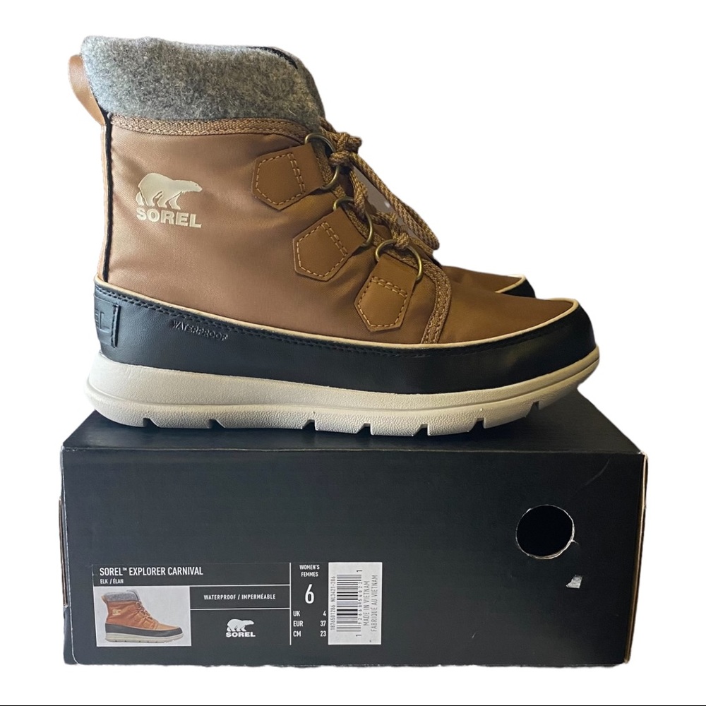 Sorel Explorer Carnival -Elk Color Women’s Waterproof boot